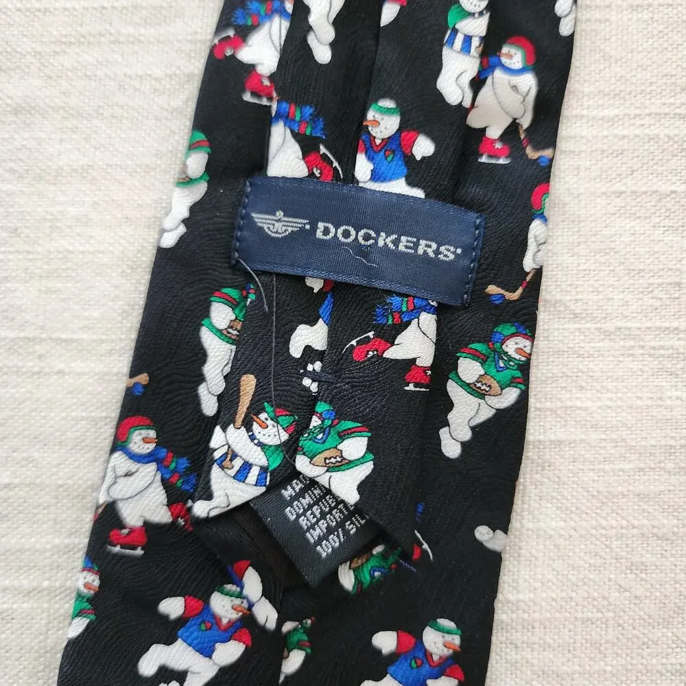 Snowman Sporty Clip-on Tie toddler/kids